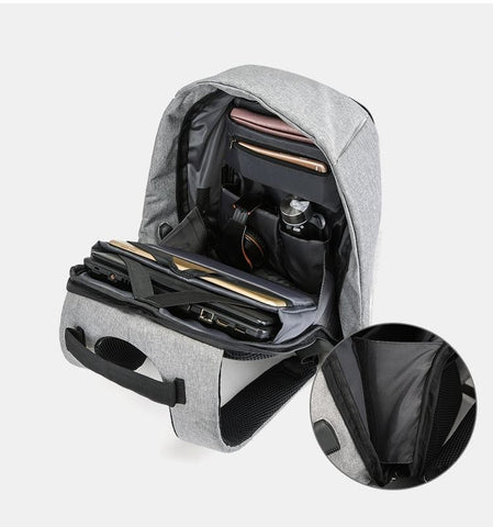 Image of Mochila para Notebook Impermeável com Saída USB