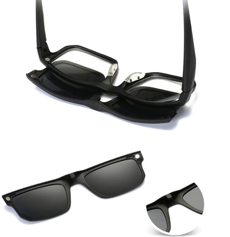 Image of Óculos Magnético - FRETE GRÁTIS - 5 Em 1 - PROTEÇÃO UV400